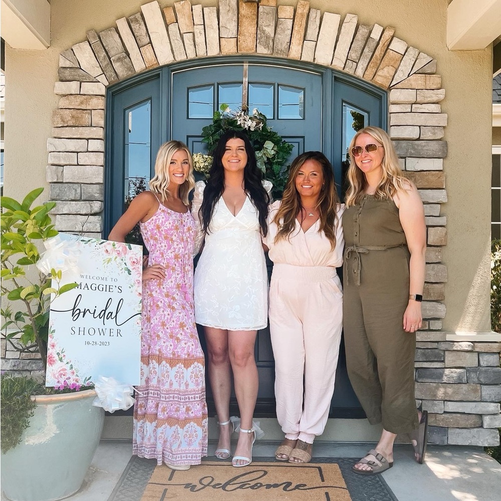 Vici Pink and orange floral maxi dress